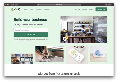 I will create responsive shopify website design,  shopify store design