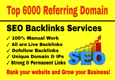 High DA Referring Domain SEO Backlinks for Google Rank