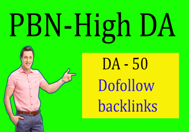 I will do SEO PBN buy backlinks on high da website