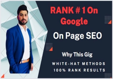 I will do indepth on page SEO with rank math for top ranking on search engines