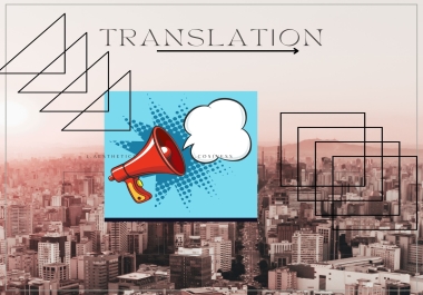 I will do translation in many international languages