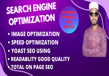 I will do on-page and tecnical SEO for wordpress
