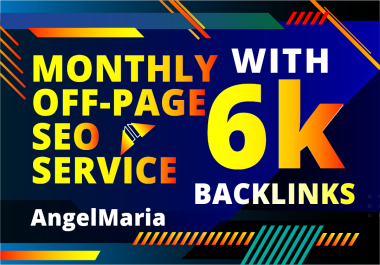 Boost website rank monthly off page SEO service high quality DA manual backlinks