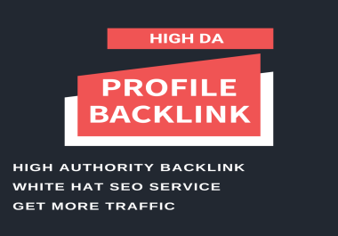 I will build 60 high quality profile backlinks