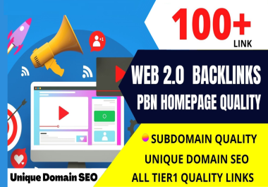 Get 100 Web 2.0 Contextual Backlinks,  Get Dofollow Links in Web 2.0 Blog Sites
