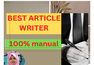 I will write excessive first-rate SEO articles,  blog posts and content