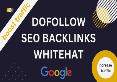 I will build dofollow SEO backlinks link building google top ranking