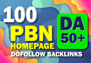 You will get 100 PBN DA 50 high quality dofollow backlinks to boost ranking