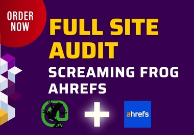 Premium Site Audit Screaming Frog & Ahrefs + Roadmap