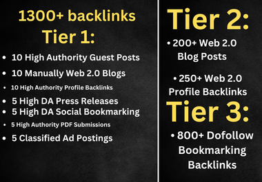 2023 special ULTRA powerful 3-TIER 1300 Do Follow LINK pyramid