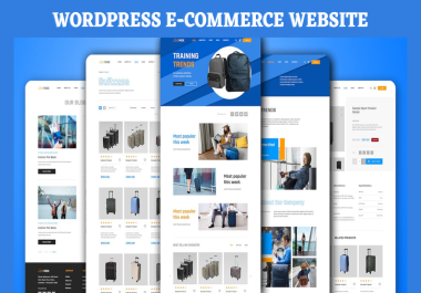 I will develop wordpress ecommerce & woocommerce website