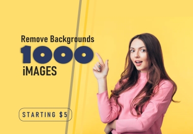 remove background from 1000 product images