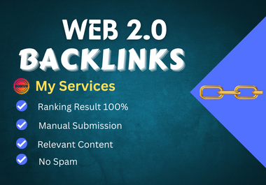 I will create 80 super HQ web 2 0 SEO backlinks for your website using white hat