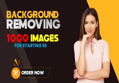 High quality image editing and background removal in bulk