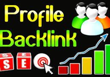 I will create 100 unique dofollow profile backlinks with high DA PA