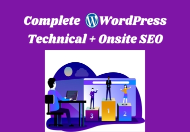 Complete WordPress Technical SEO + On page SEO for Google ranking