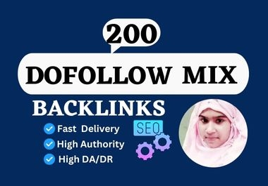 I will do 150 high authority mixed SEO dofollow backlinks to high da sites