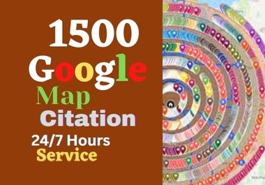 I will do 2000 google maps citations for gmb ranking and local business SEO