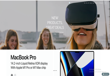 Prebuilt Ecommerce Store with 100 Products custom orders