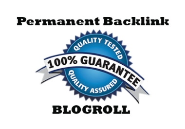 I will give you backlink da50x6 permanent blogroll
