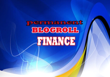 I will give you backlink da50x6 finance permanent blogroll