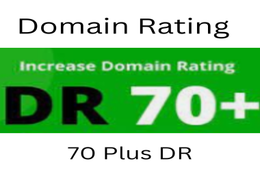 Increase Your Domain Rating to 70 Plus