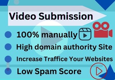 40 Manually Video Submission Seo Backlinks