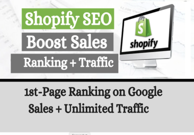 I Will Turbocharge Your Shopify SEO to Skyrocket Your Sales on Google