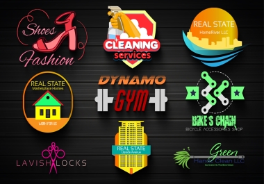 I will do 4 3d logo designs for your business