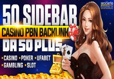 Rank With 50 High-Authority Sidebar Dofollow casino poker,  slot,  judi PBN Backlinks with High DA 50