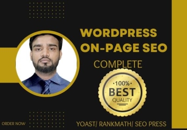 I will do best quality on page SEO optimizations for your website.