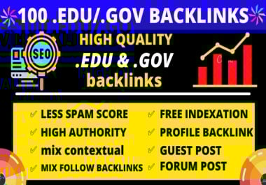 100 EDV/G0V Profile backlinks and Blog comments wit High TF Authority Backlinks