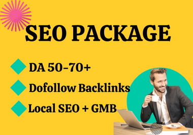 I will do monthly off page backlinks on page gmb ranking with local SEO service