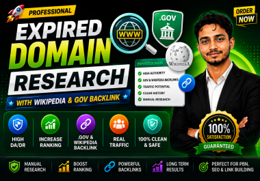 Find Powerful Expired Domains with Wikipedia &amp. Gov Referring Domain