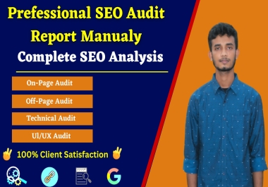I will create a professional SEO audit report and competitor analysis