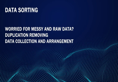 I will do excel data cleaning,  formatting,  data cleanup,  remove duplicate data