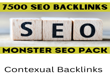 Create 7500 contextual backlinks Dofollows