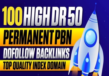 Rank With 100 PBN DR-50 Plus Permanent Homepage Dofollow Backlinks