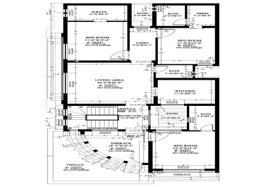 I will design 2D,  3D floor plans