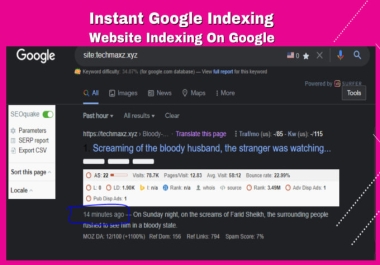 I will setup instant google indexing API for Blogger and WordPress in 1 Hour