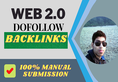 Create manually high-quality 25 web 2.0 backlinks for link building