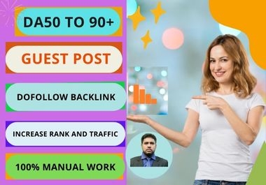 I will write and publish 16 HQ dofollow guest post backlinks DA 50 to 90 sites