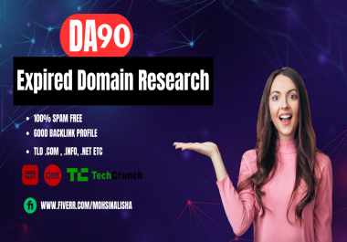 I Will Search Expired Domains for you with High DA and PA
