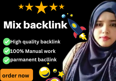 I will do contextual mix backlinks for your ranking website