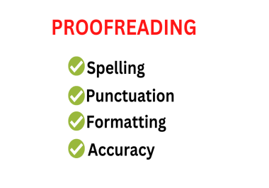 I will proofread your english document in just 24 hours