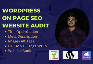 I will do complete on page SEO and website audit for google ranking