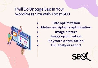 I Will Do On-Page SEO In Your WordPress Site With Yoast SEO