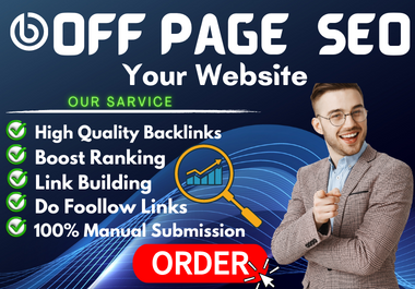 I will provide monthly off page SEO backlinks link building