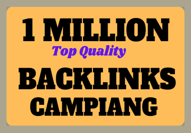 I will do 1 million top quality backlinks for off page seo camping