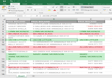 I will do data entry,  web scraping,  copy paste and excel data entry